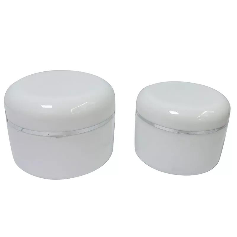 Grote capaciteit plastic crème pot