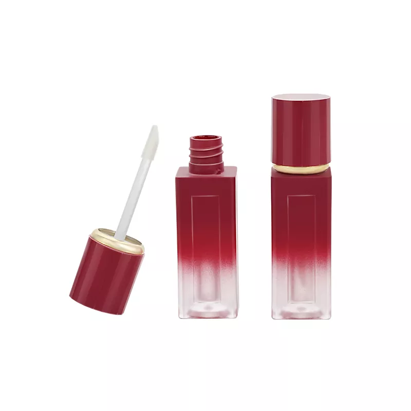 Kwadraat deksel lippenstiftbuis met gradiëntkleur