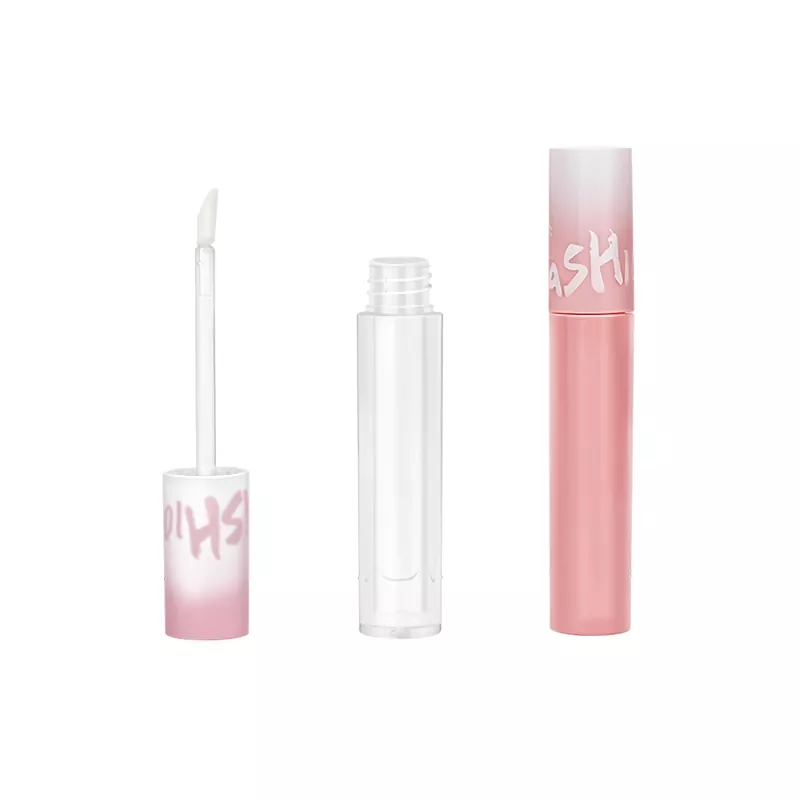 Ronde deksel lippenstiftbuis met transparante kleur